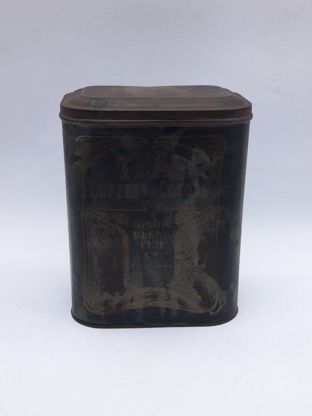 Ophir Blend Tea Co. Antique Tea Tin